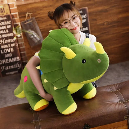 40cm Big Triceratops & Stegosaurus, Dinosaur Doll for Kids