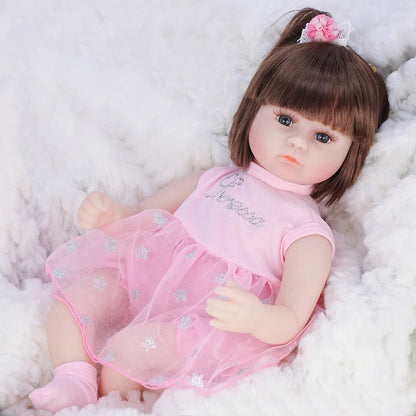 42cm Lifelike Sleeping Reborn Doll - Soft Toddler Bebe Toy