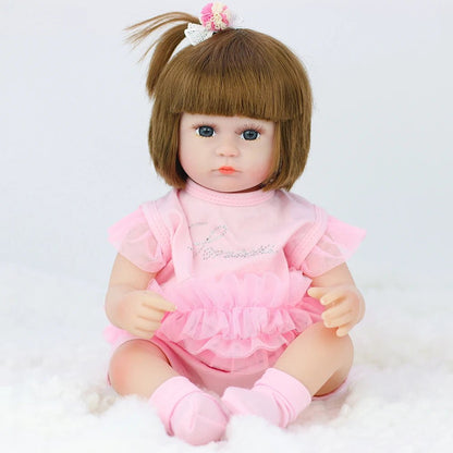 42cm Lifelike Sleeping Reborn Doll - Soft Toddler Bebe Toy