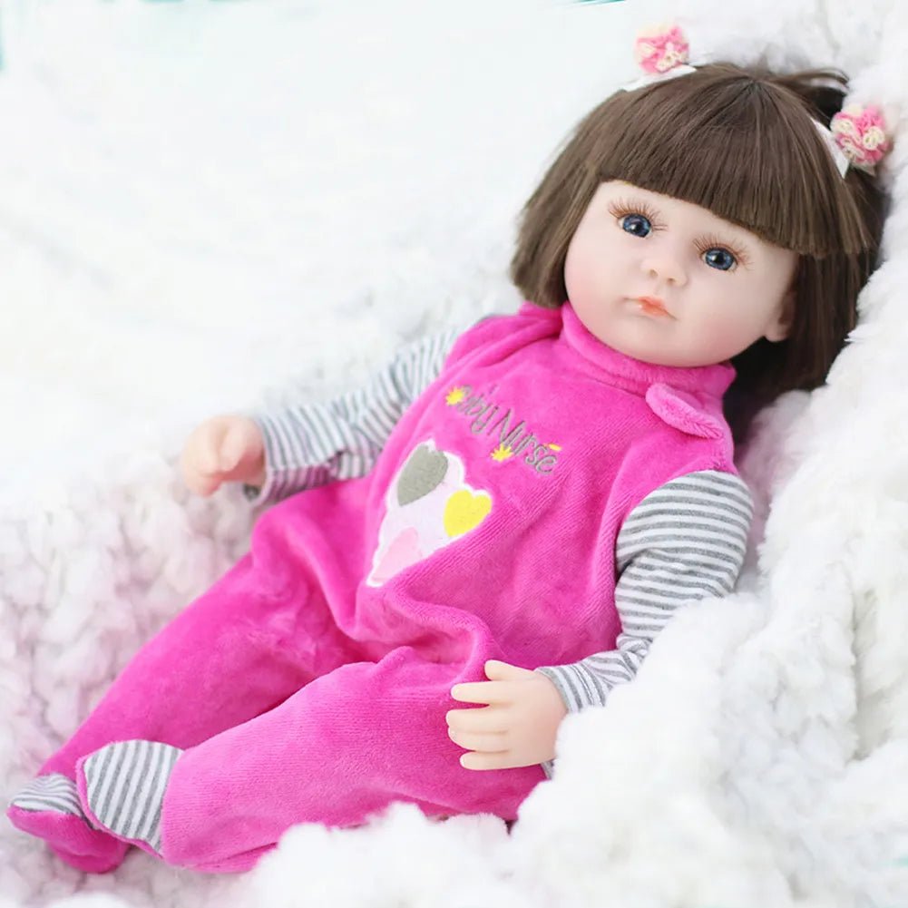 42cm Lifelike Sleeping Reborn Doll - Soft Toddler Bebe Toy