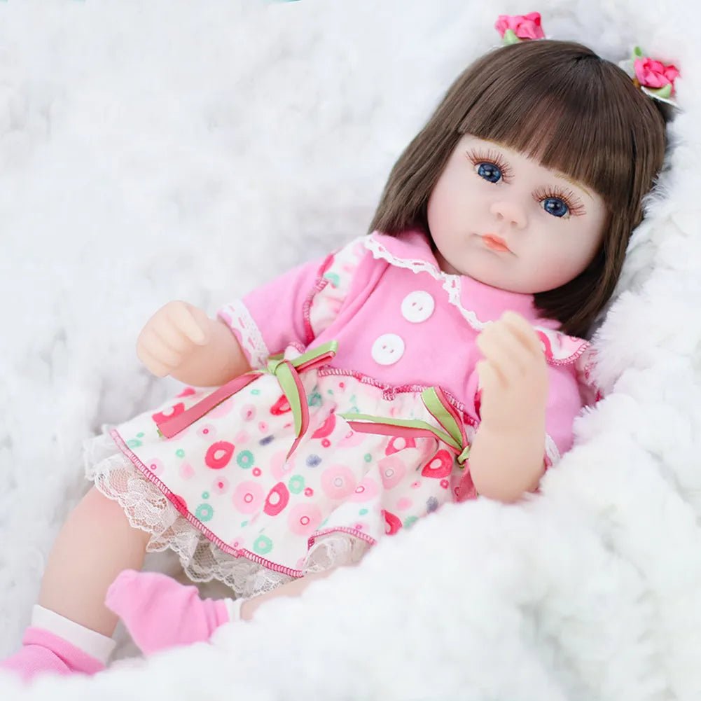 42cm Lifelike Sleeping Reborn Doll - Soft Toddler Bebe Toy