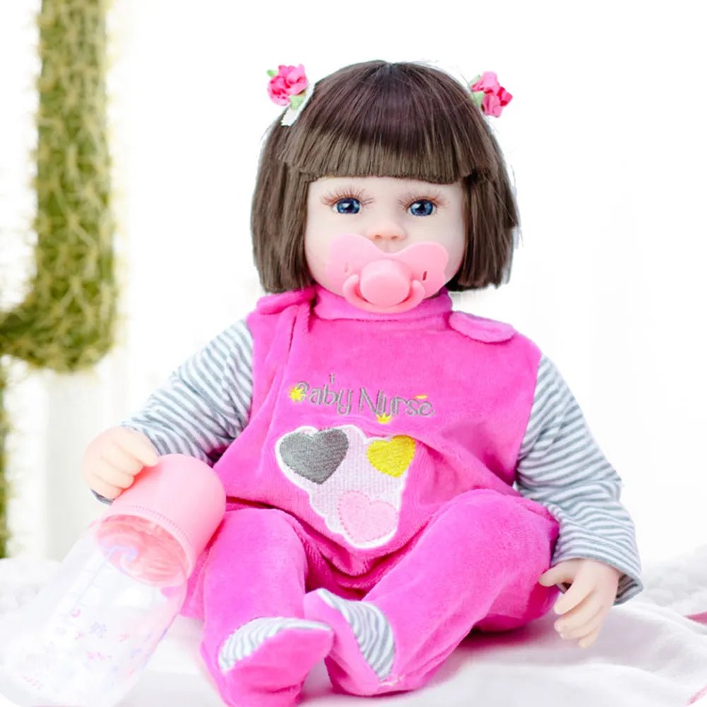 42cm Lifelike Sleeping Reborn Doll - Soft Toddler Bebe Toy