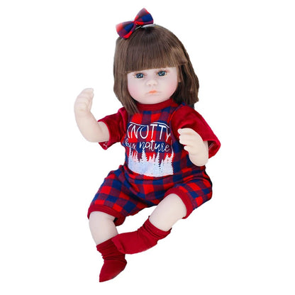 42cm Lifelike Sleeping Reborn Doll - Soft Toddler Bebe Toy