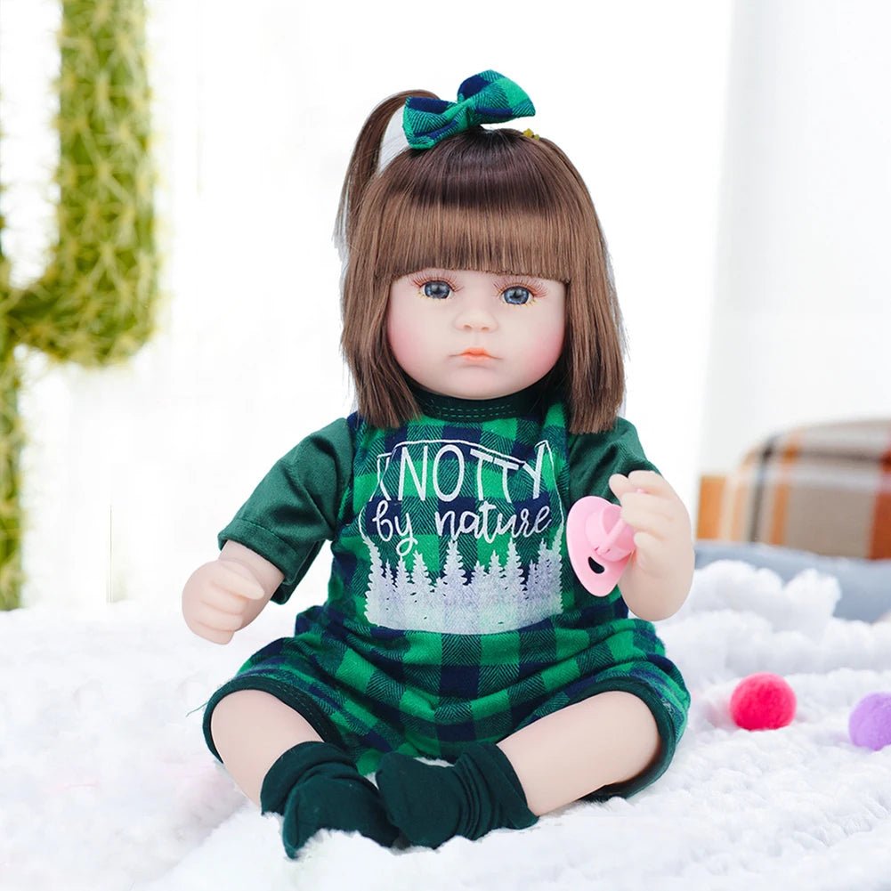42cm Lifelike Sleeping Reborn Doll - Soft Toddler Bebe Toy