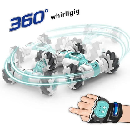 S-012 Mini RC Stunt Car, 4WD, Watch Gesture Sensor, Kids Gift