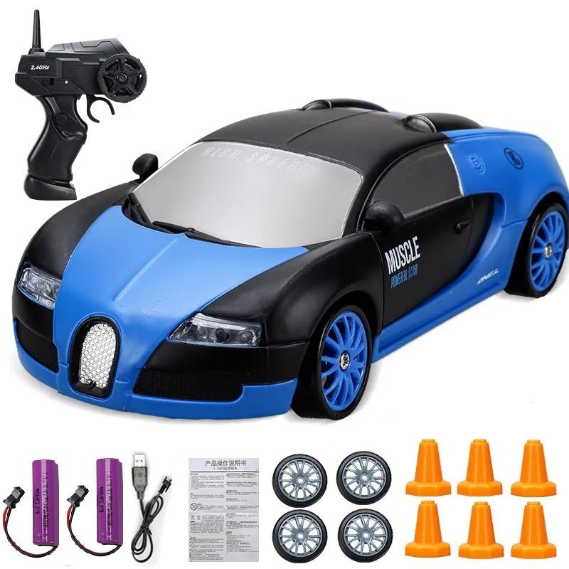 2.4G 4WD RC Drift Car - GTR/AE86 Model Racing Toy for Kids