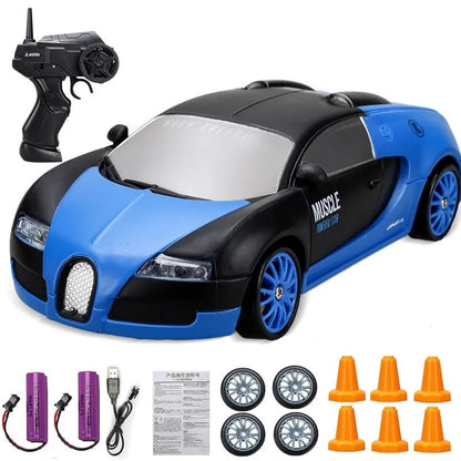 2.4G 4WD RC Drift Car - GTR/AE86 Model Racing Toy for Kids