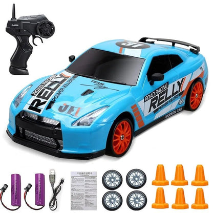 2.4G 4WD RC Drift Car - GTR/AE86 Model Racing Toy for Kids