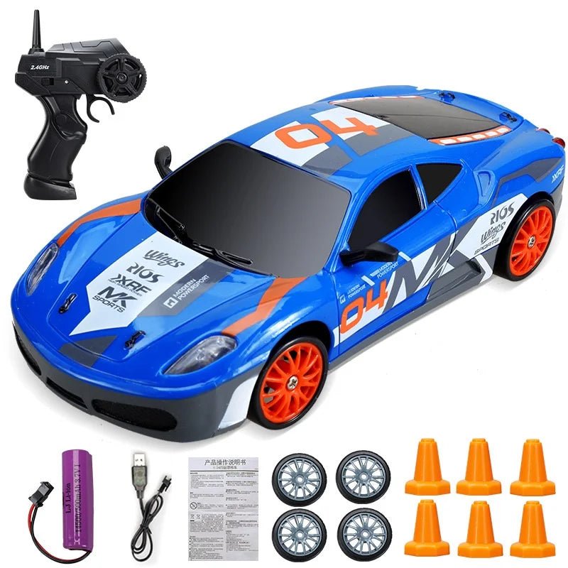 2.4G 4WD RC Drift Car - GTR/AE86 Model Racing Toy for Kids