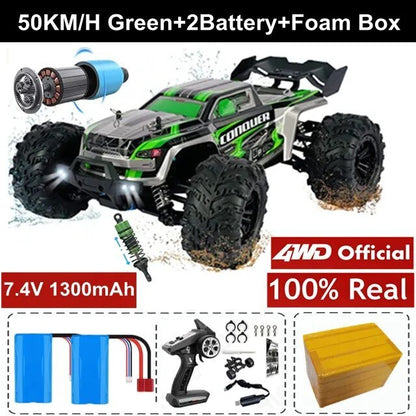 4WD RC Off-Road Drift Car - Super Brushless 50/80KM/h Toy