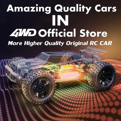 4WD RC Off-Road Drift Car - Super Brushless 50/80KM/h Toy