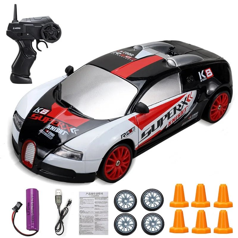 2.4G 4WD RC Drift Car - GTR/AE86 Model Racing Toy for Kids