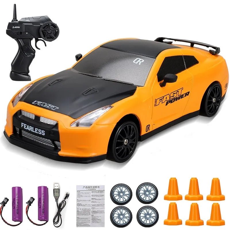 2.4G 4WD RC Drift Car - GTR/AE86 Model Racing Toy for Kids