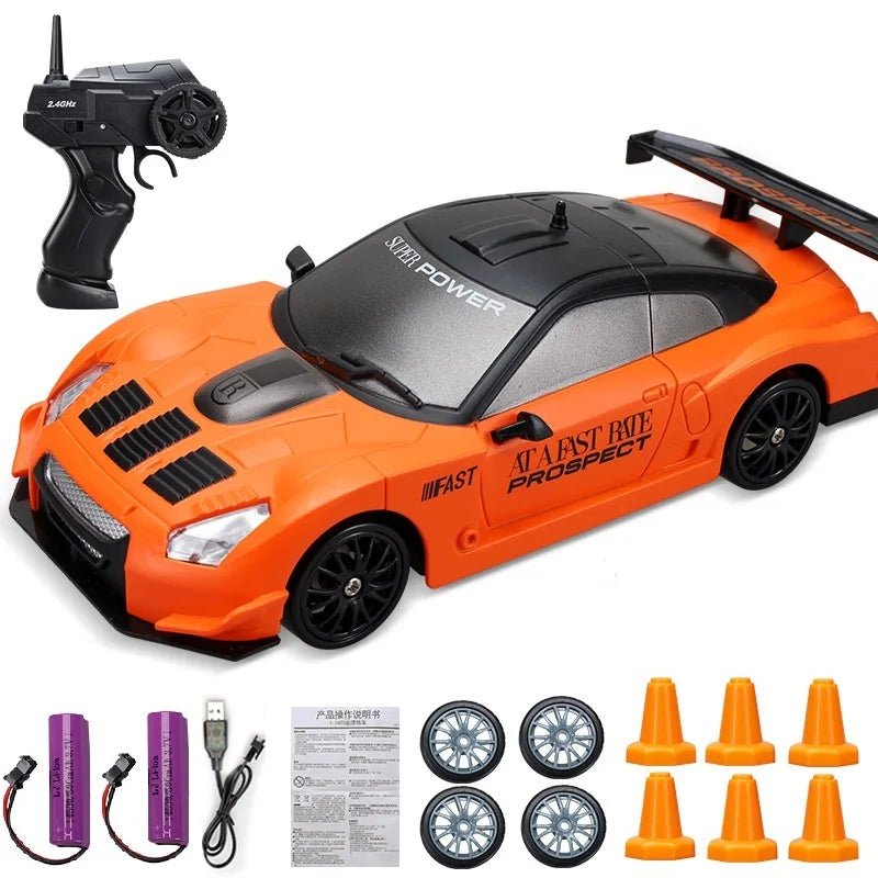 2.4G 4WD RC Drift Car - GTR/AE86 Model Racing Toy for Kids