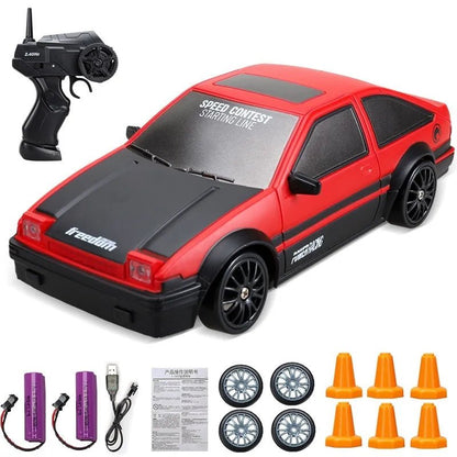 2.4G 4WD RC Drift Car - GTR/AE86 Model Racing Toy for Kids
