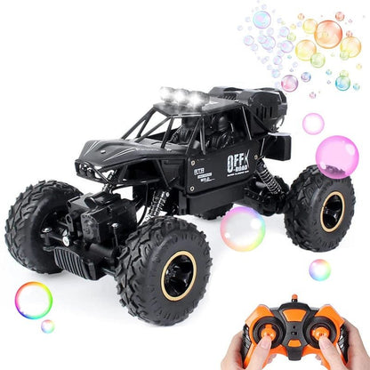 Paisible 4WD RC Car with Bubble Machine - Rock Crawler Toy