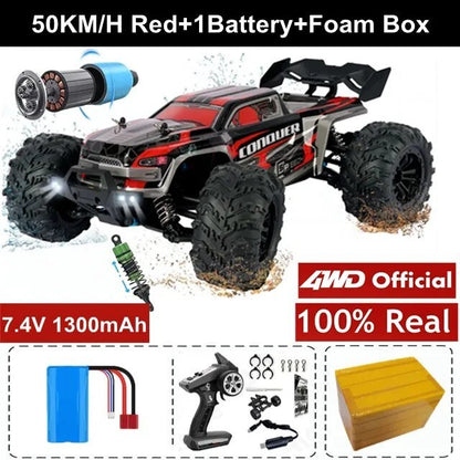 4WD RC Off-Road Drift Car - Super Brushless 50/80KM/h Toy