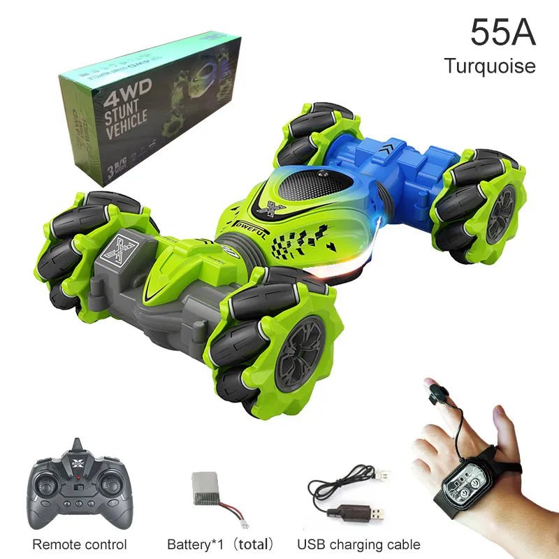 4WD RC Stunt Car with Gesture Sensor - Twist & Drift Toy