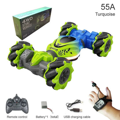 4WD RC Stunt Car with Gesture Sensor - Twist & Drift Toy