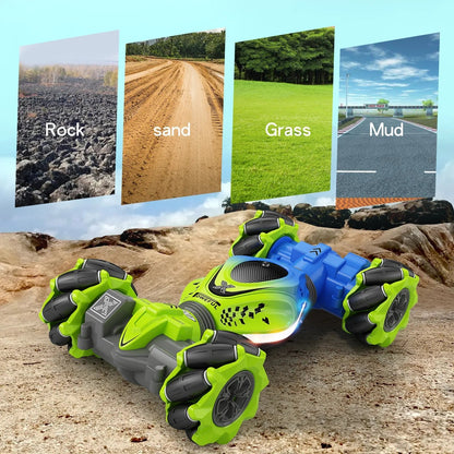 4WD RC Stunt Car with Gesture Sensor - Twist & Drift Toy