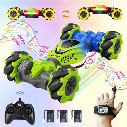 4WD RC Stunt Car with Gesture Sensor - Twist & Drift Toy