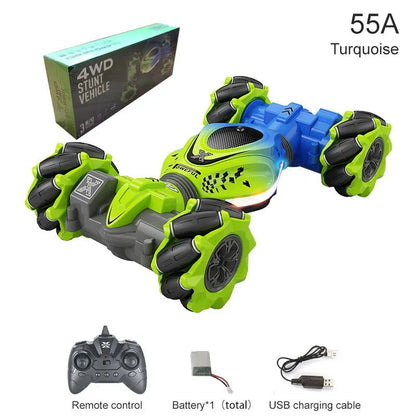 4WD RC Stunt Car with Gesture Sensor - Twist & Drift Toy
