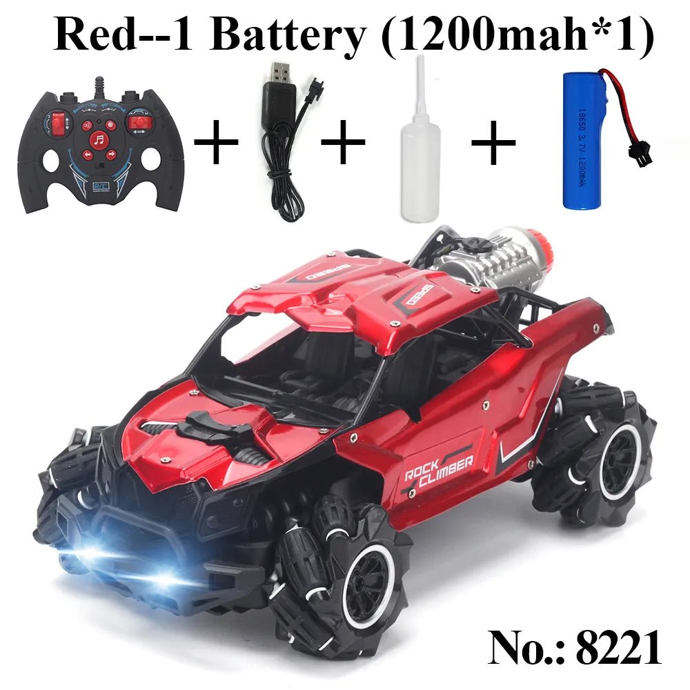 4WD Rock Crawler Drift RC Car, 2.4Ghz, Stunt Spray, for Boys
