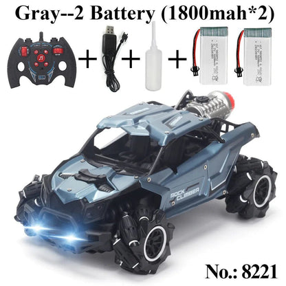 4WD Rock Crawler Drift RC Car, 2.4Ghz, Stunt Spray, for Boys