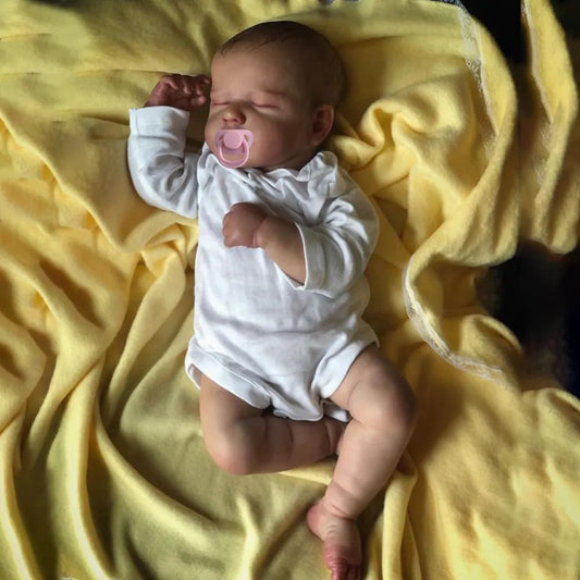 50cm Realistic LouLou Reborn Doll - Silicone, Cloth Body