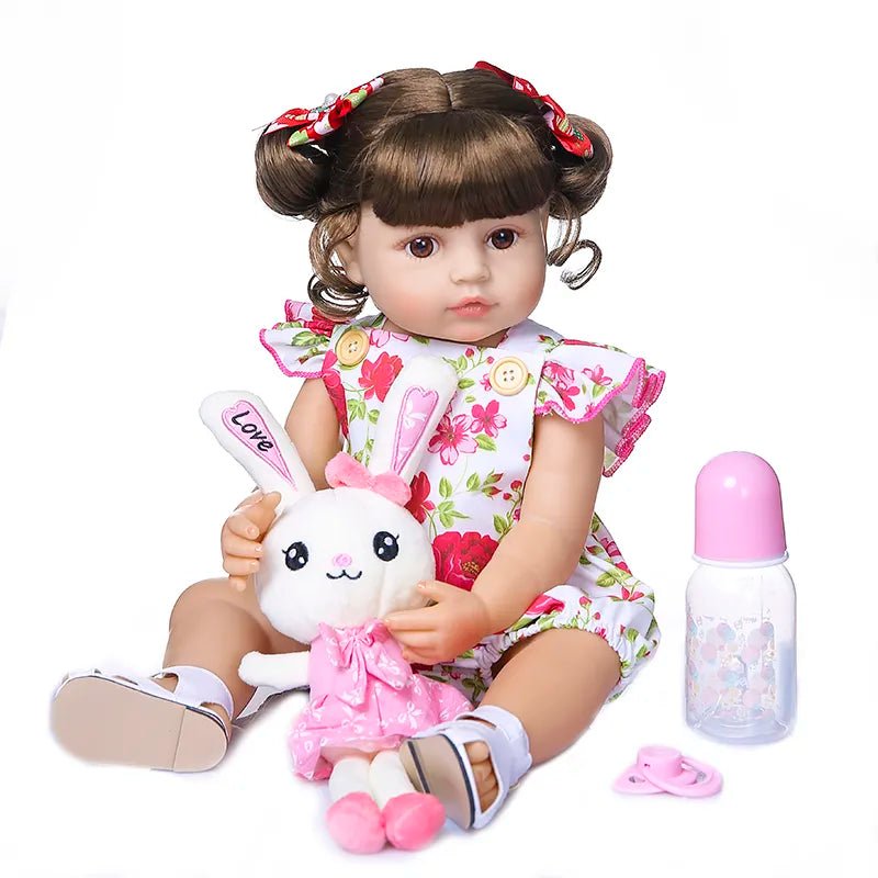 50CM Soft Silicone Reborn Toddler Doll - Sweet Face, Birthday/Christmas Gift