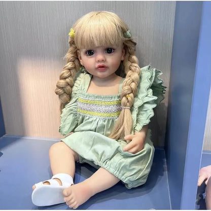 55cm Full Silicone Reborn Doll - Long Hair Betty Princess