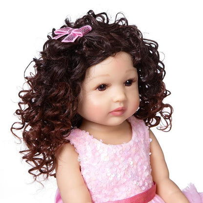 55CM Full Body Silicone Reborn Toddler - Soft Touch, Fashion Doll