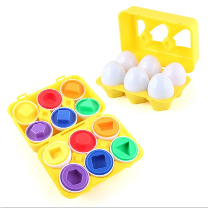 6Pcs Baby Smart Eggs: Montessori Educational Toys