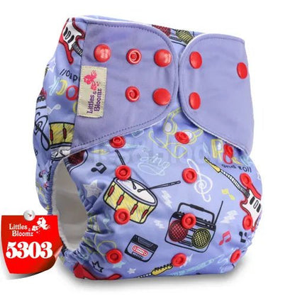 Adjustable Cloth Diaper 0-2yrs - Washable, Eco-Friendly Nappy