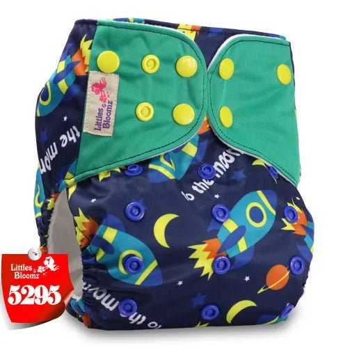 Adjustable Cloth Diaper 0-2yrs - Washable, Eco-Friendly Nappy