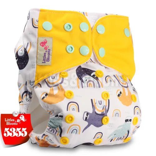 Adjustable Cloth Diaper 0-2yrs - Washable, Eco-Friendly Nappy