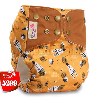 Adjustable Cloth Diaper 0-2yrs - Washable, Eco-Friendly Nappy