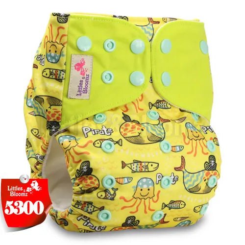 Adjustable Cloth Diaper 0-2yrs - Washable, Eco-Friendly Nappy
