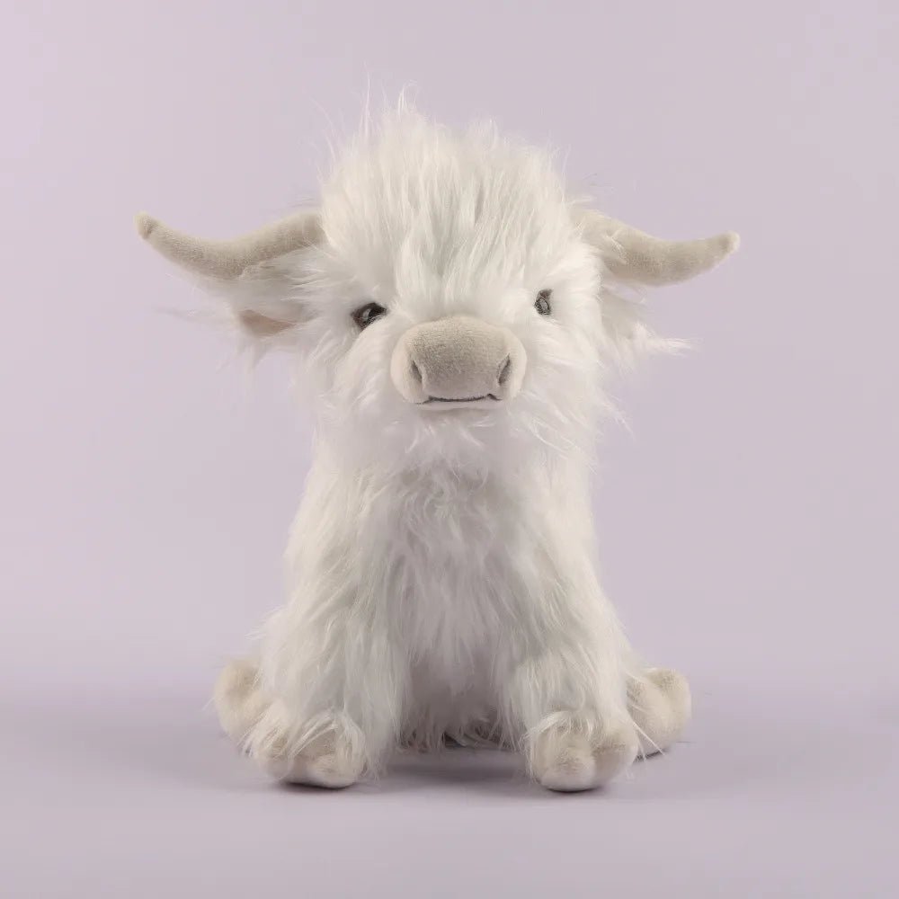 25cm Kawaii Highland Cow Doll - Soft, Stuffed Toy