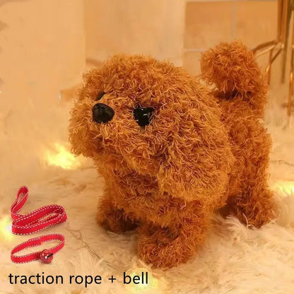 Interactive Walking & Barking Plush Puppy - Montessori Toy