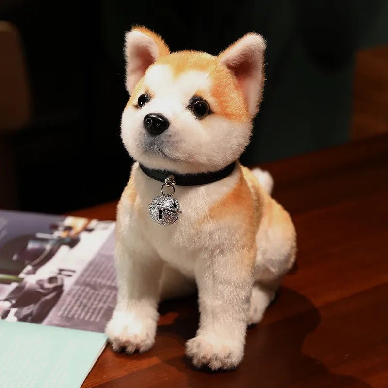 Lifelike Akita & Shiba Inu Plush - Cute Stuffed Animal Toy