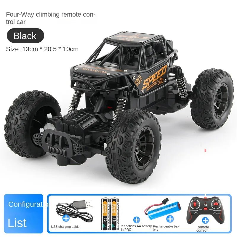 Alloy 4WD Mountain Monster - 1:16 RC Rock Climbing Car Toy