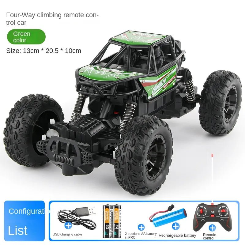 Alloy 4WD Mountain Monster - 1:16 RC Rock Climbing Car Toy
