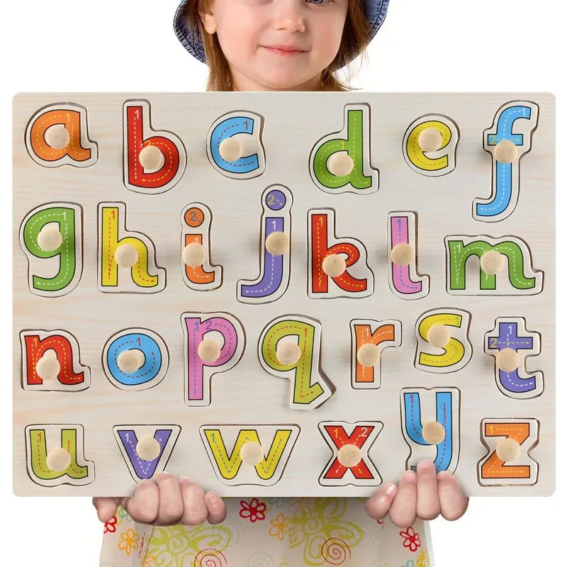 Montessori Wooden Puzzle Boards - 3D Jigsaw for Kids