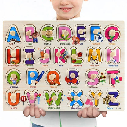 Montessori Wooden Puzzle Boards - 3D Jigsaw for Kids