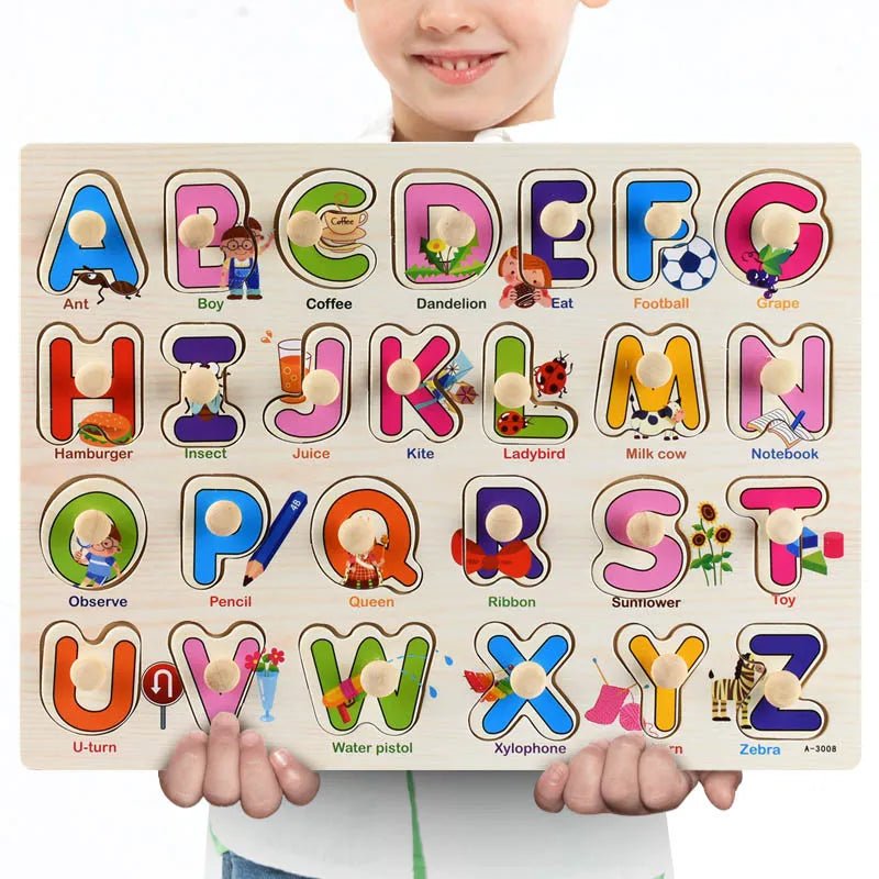 Montessori Wooden Puzzle Boards - 3D Jigsaw for Kids