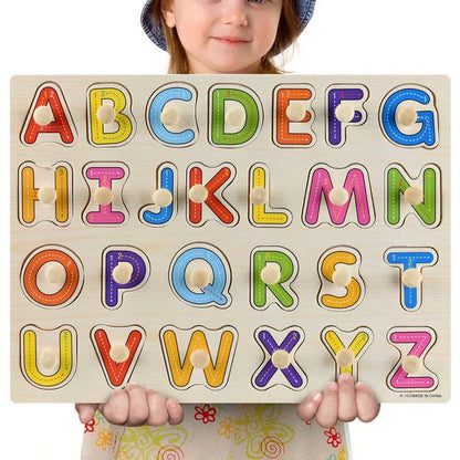 Montessori Wooden Puzzle Boards - 3D Jigsaw for Kids