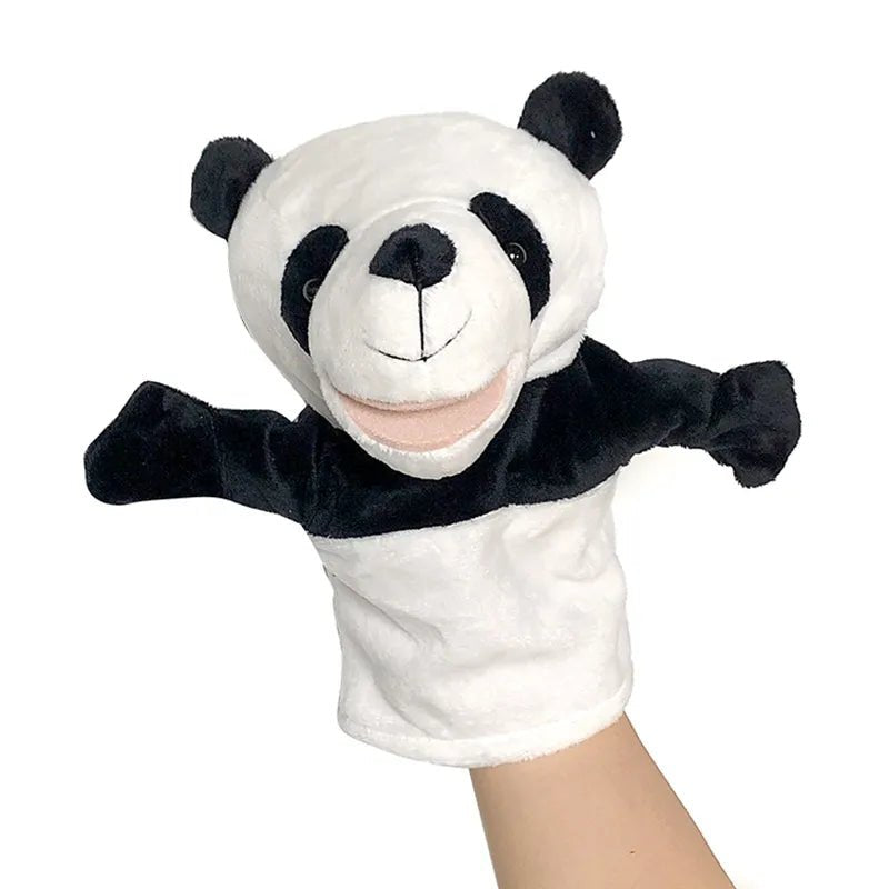 Animal Hand Puppets - Soft Educational Plush Toys for Babies