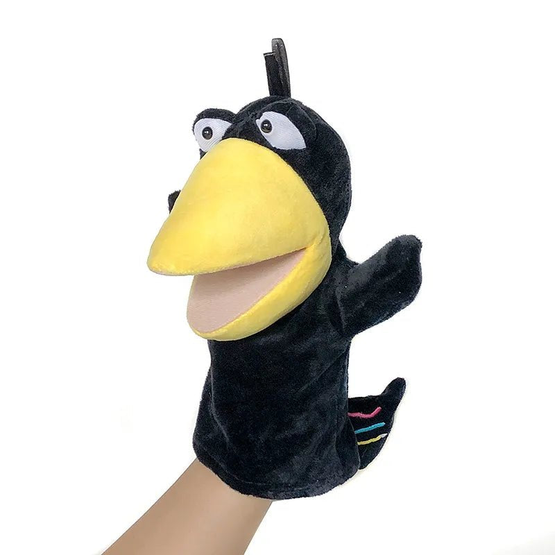 Animal Hand Puppets - Soft Educational Plush Toys for Babies