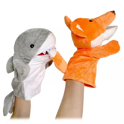 Animal Hand Puppets - Soft Educational Plush Toys for Babies